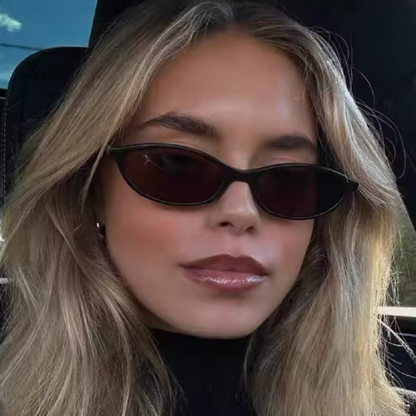 Lunettes de soleil ovales léopard pour femme – Petite monture rétro, tendance 2024, protection UV400