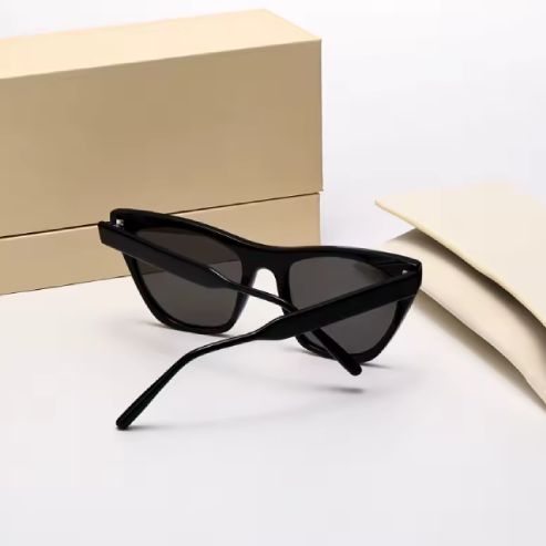 Lunettes de soleil œil de chat vintage pour femmes – Monture en acétate, verres HD en nylon, UV400